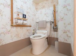 清潔なトイレ設備