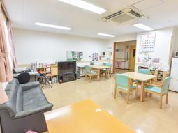 明るい共有スペース