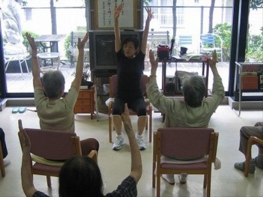 機能訓練室での活動