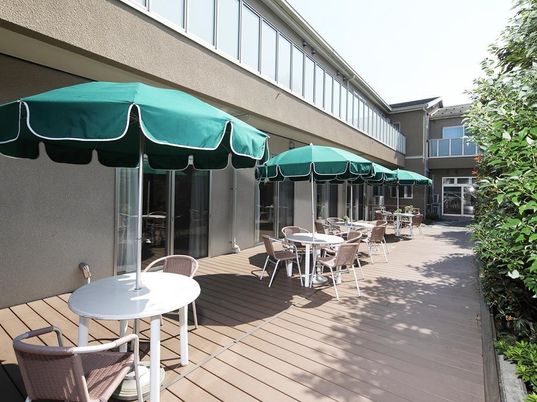 快適な空間のテラス