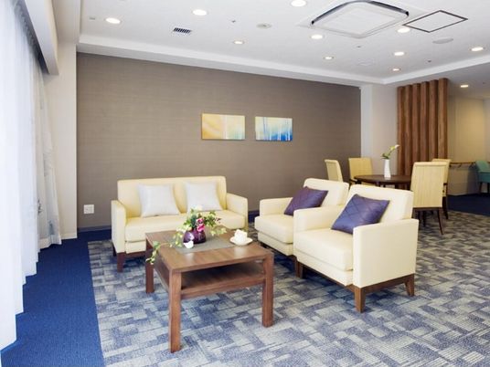 モダンな応接スペース