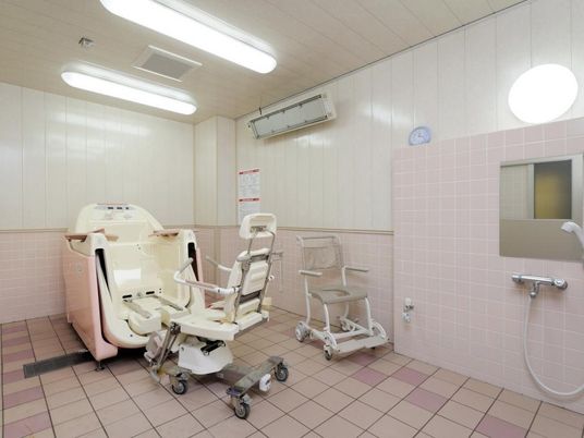 清潔感ある浴室設備