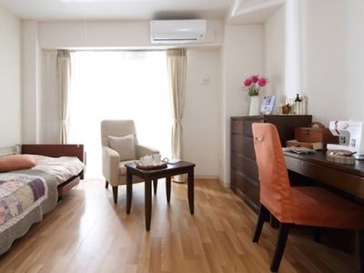 居室のあたたかい雰囲気