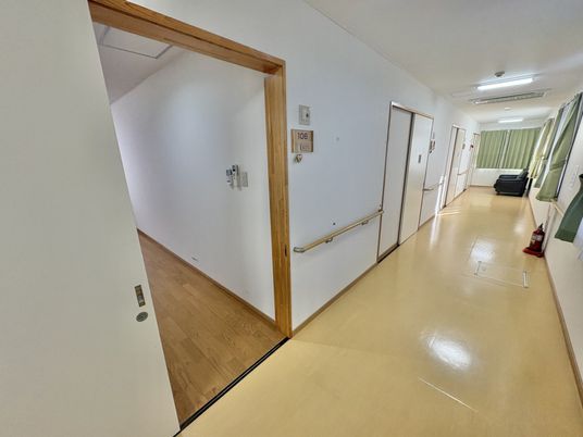 明るい廊下