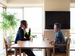 スタッフと利用者の会話