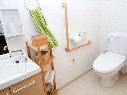 清潔な洗面所の様子