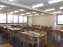 明るい食堂空間
