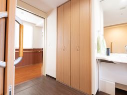 清潔感のある居室の一部