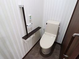 清潔なトイレ設備
