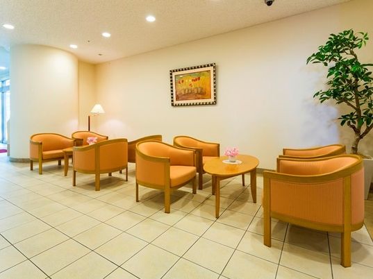 温かみのある待合スペース