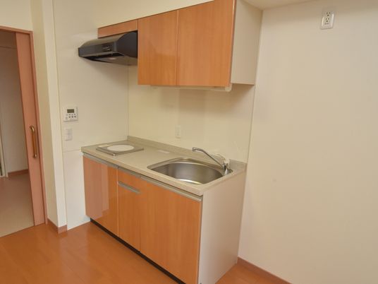 清潔なキッチンコーナー