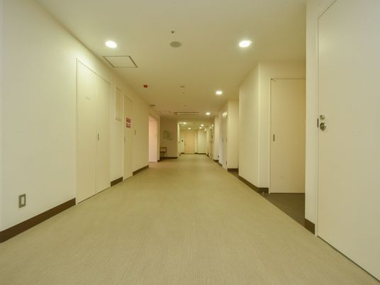 清潔感のある廊下