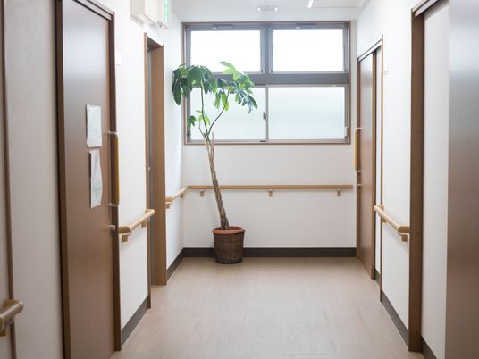 明るく清潔な廊下の一角