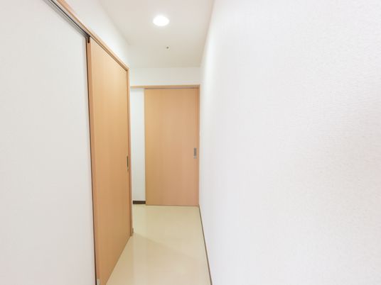 清潔な廊下の一角