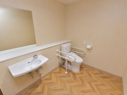 清潔感のあるトイレ空間
