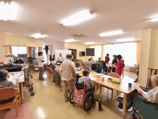 共有スペースでの日常風景