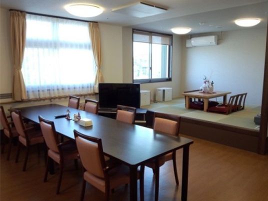 共用スペースの明るい様子