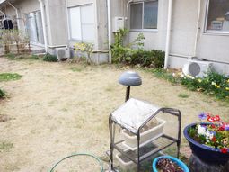 中庭の日常風景