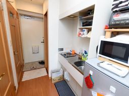 キッチン付き居室の一角