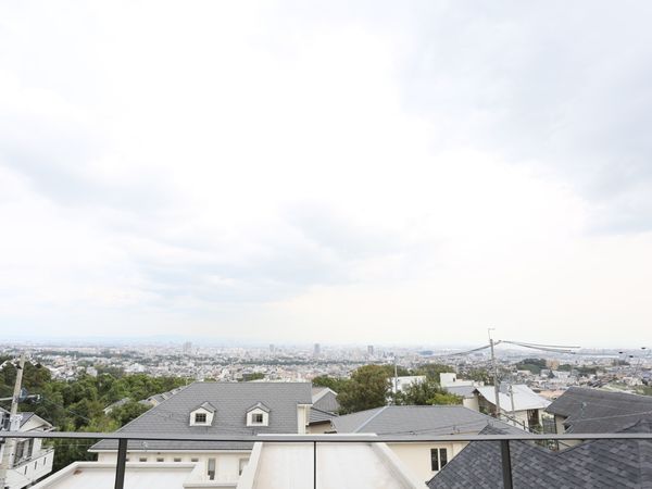 街の景色が見える居室