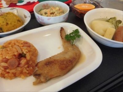 栄養満点の手作り食事