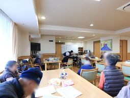 共有スペースでのくつろぎ時間