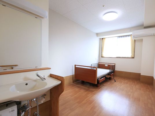清潔な居室の一角
