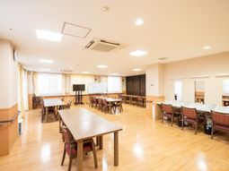 明るい共有スペース