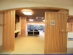 和やかな雰囲気の休憩室