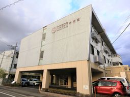 外観の建物と空