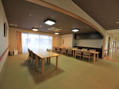 広々とした共有スペース