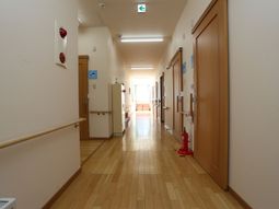 清潔な廊下の様子