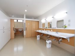 明るい洗面スペース