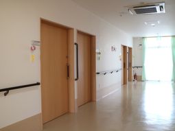 明るい廊下の様子