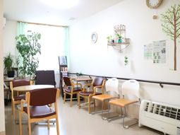 明るい休憩スペース