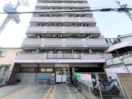 都会の居室建物