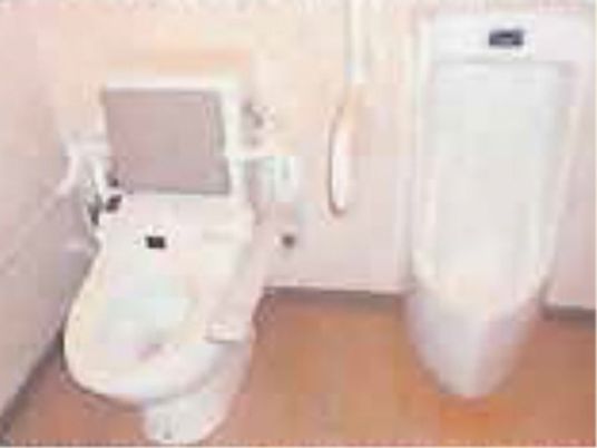 清潔なトイレの設備