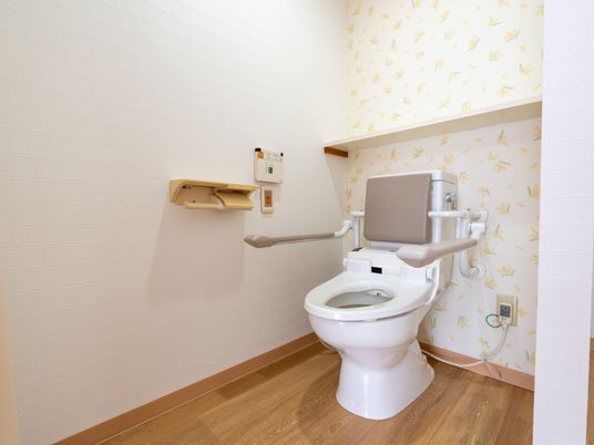 バリアフリー仕様のトイレ