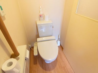 清潔なトイレ設備