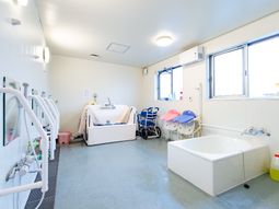 清潔な浴室設備