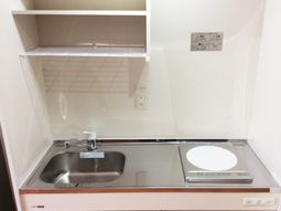 コンパクトなキッチン設備