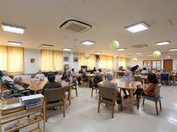 明るい共有スペース