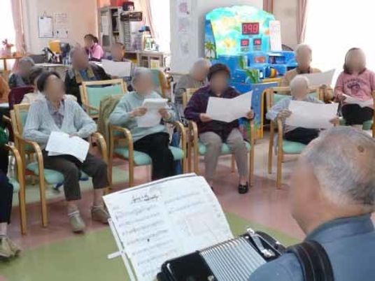 音楽活動のある居室