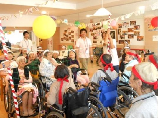 イベント風景の居室