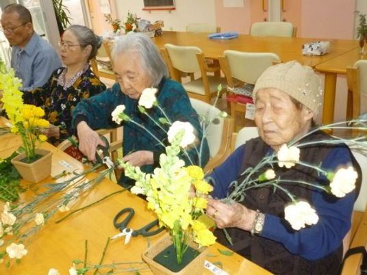活動中の居室の様子