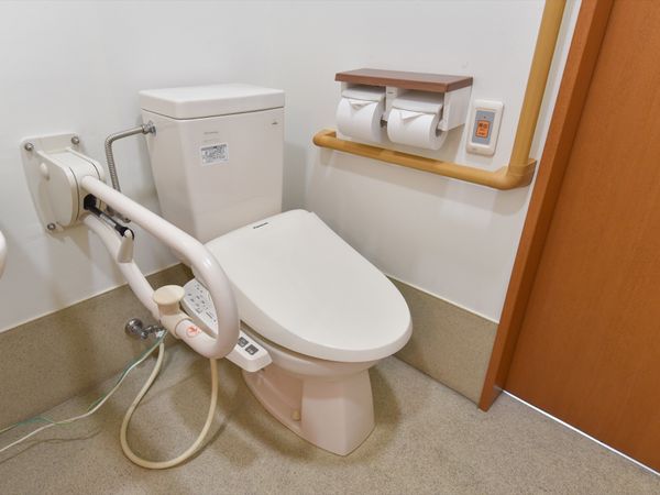 清潔なトイレ設備