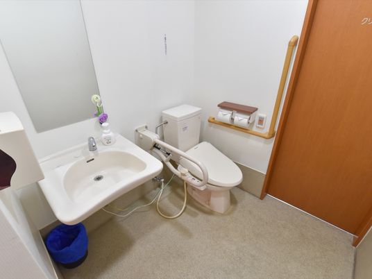 バリアフリーのトイレ設備
