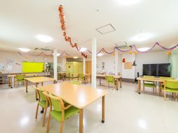 明るい共有スペース