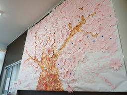 桜の壁紙アート