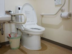 手すり付きトイレ全体像